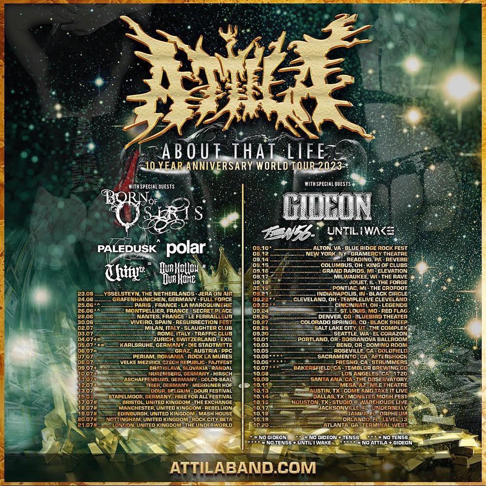 attila tour about that life