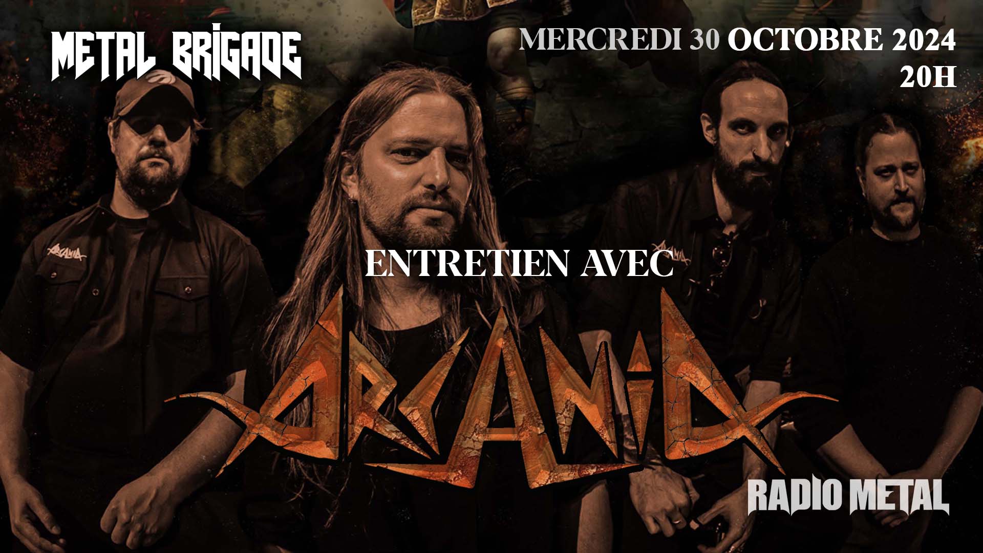 interview radio metal arcania metal brigade
